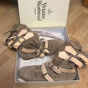 Vivienne Westwood suede and leather Pirate boots new with box.